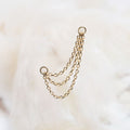 The Triple Wolf 18k Gelbgold