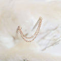 The Double Wolf 18k Rosegold