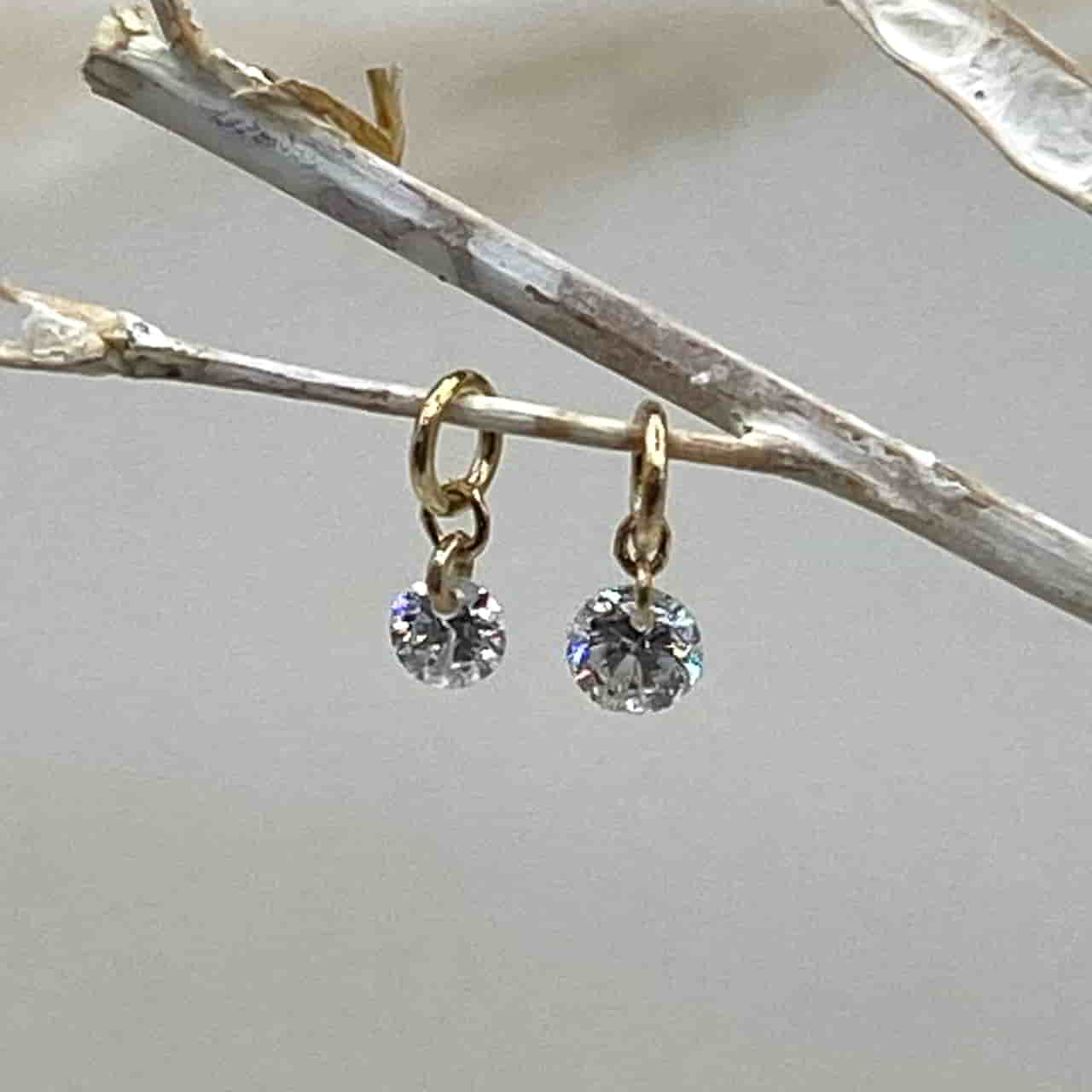 The Magpie short 18k Gelbgold Diamond